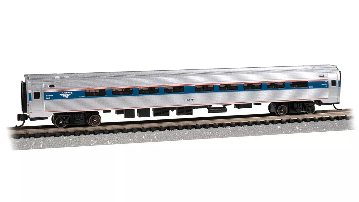 Bachmann 14171 N Scale Amfleet I Coach Amtrak Phase VI 82803