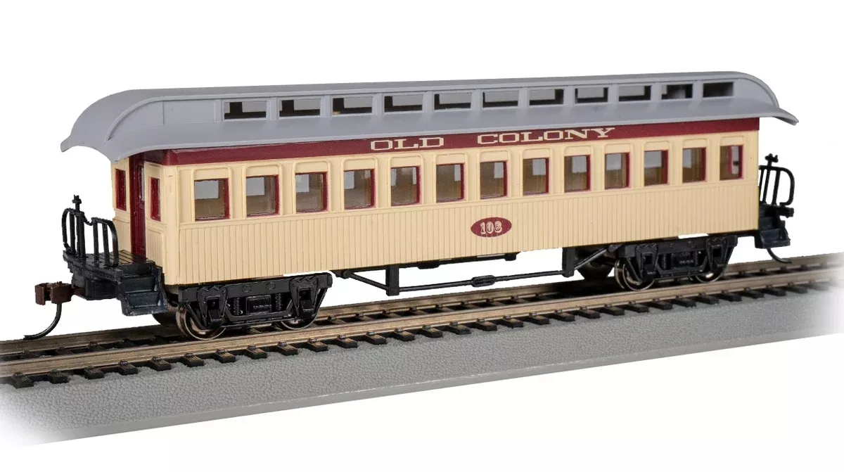 Bachmann 15106 HO Scale Wood Old Time Coach Car Old Colony