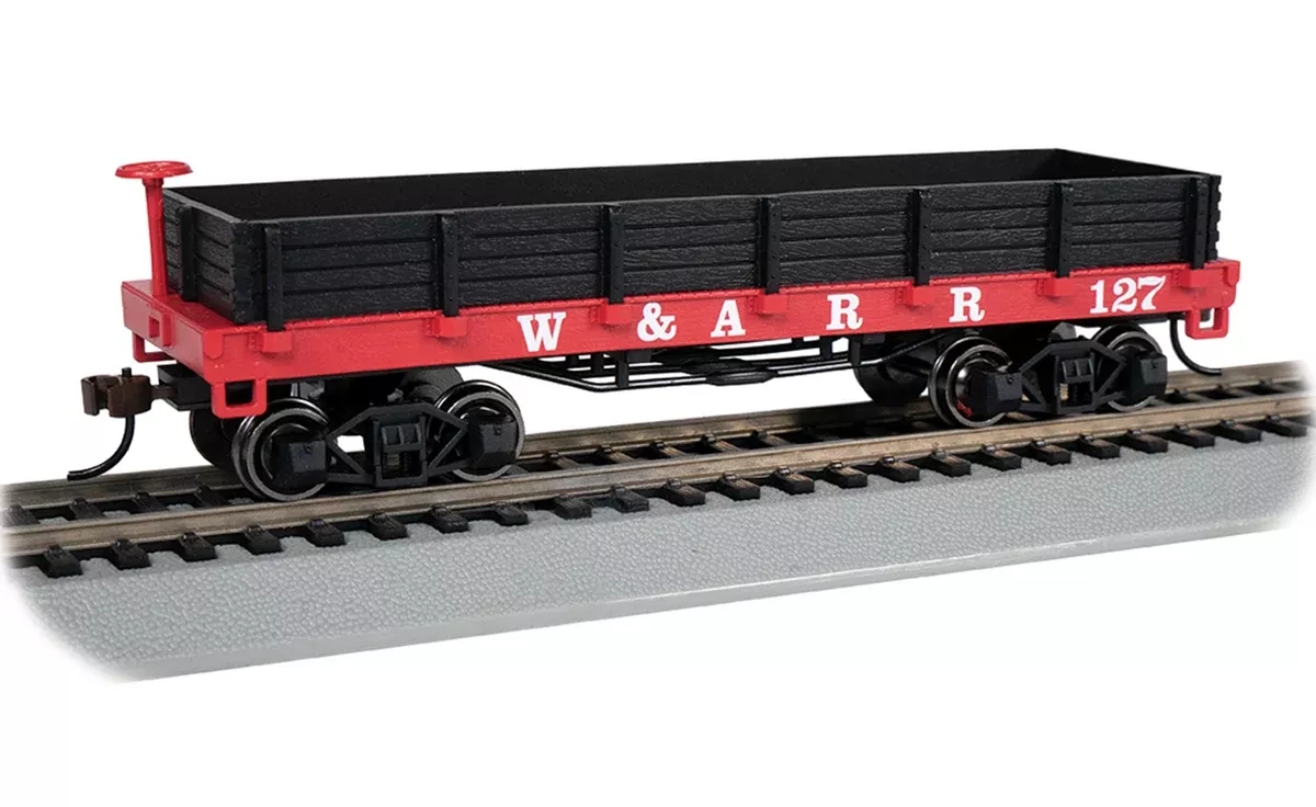 Bachmann 15403 HO Scale Old-Time Gondola Western & Atlantic W&A 127