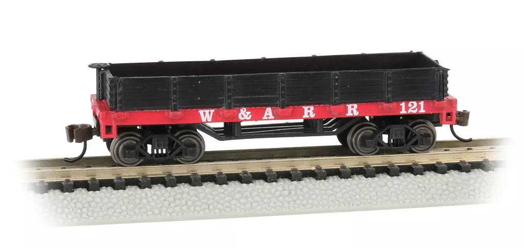 Bachmann 15451 N Scale Old-Time Gondola Western & Atlantic