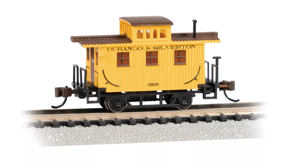 Bachmann 15757 N Scale Wood Old Time Caboose Durango & Silverton