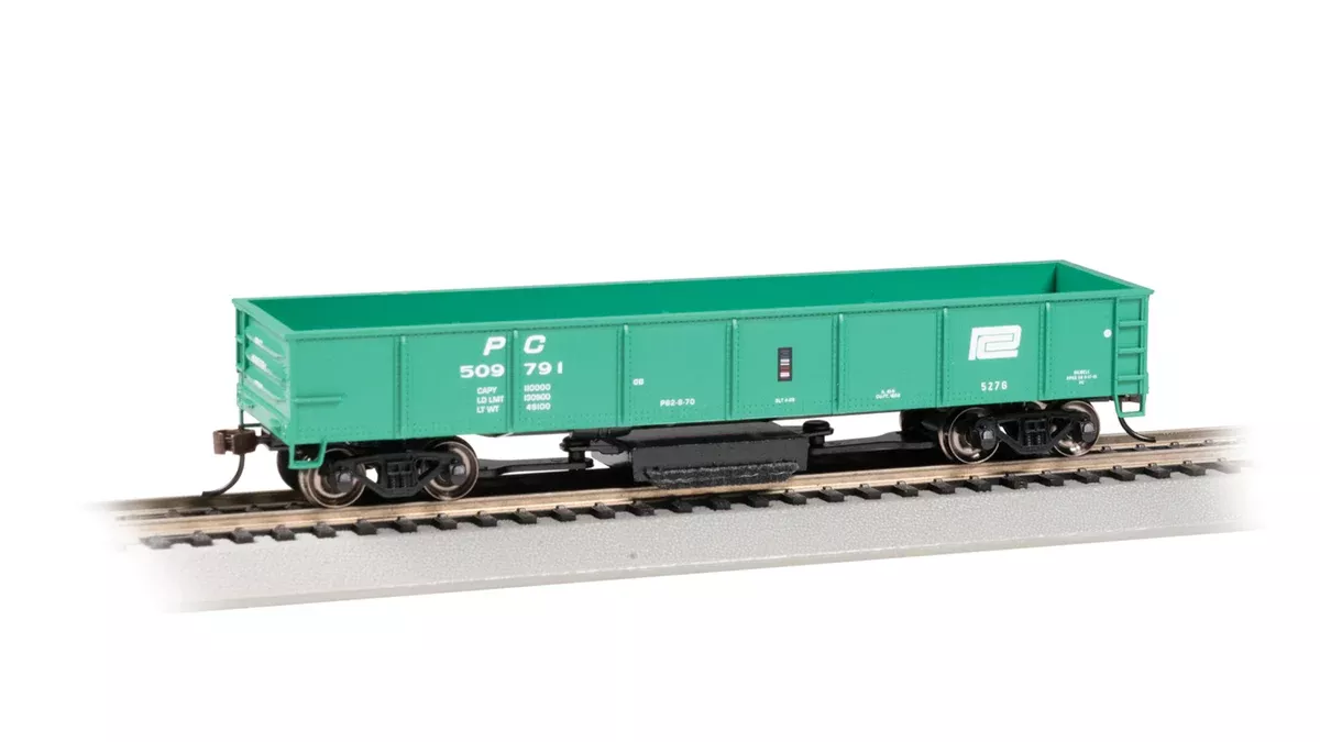 Bachmann 16341 HO Scale Track Cleaning Gondola - Penn Central PC 509791