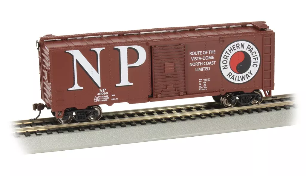 Bachmann 17015 HO Scale 40' Boxcar Northern Pacific NP 43009