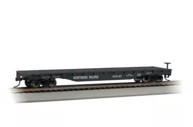 Bachmann 17333 HO Scale 52' Flatcar Northern Pacific NP