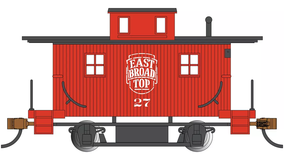Bachmann 18411 HO Scale Bobber Caboose East Broad Top EBT 27
