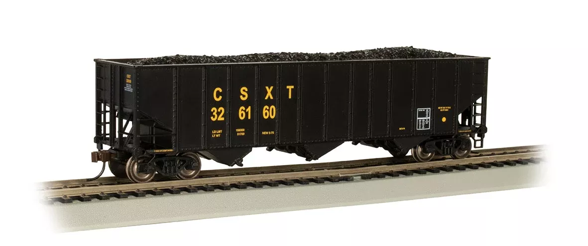 Bachmann 18705 HO Scale 100 Ton 3 Bay Hopper CSXT 326160