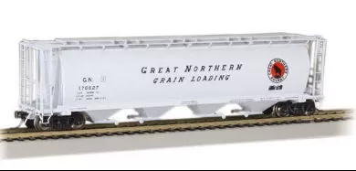Bachmann 19111 HO Scale 4 Bay Covered Hopper Great Northern GN