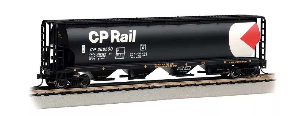 Bachmann 19129 HO Scale 4 Bay Covered Hopper Canadian Pacific CP Rail