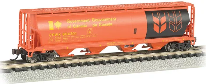 Bachmann 19154 N Scale 4 Bay Covered Hopper Government of Canada CPWX
