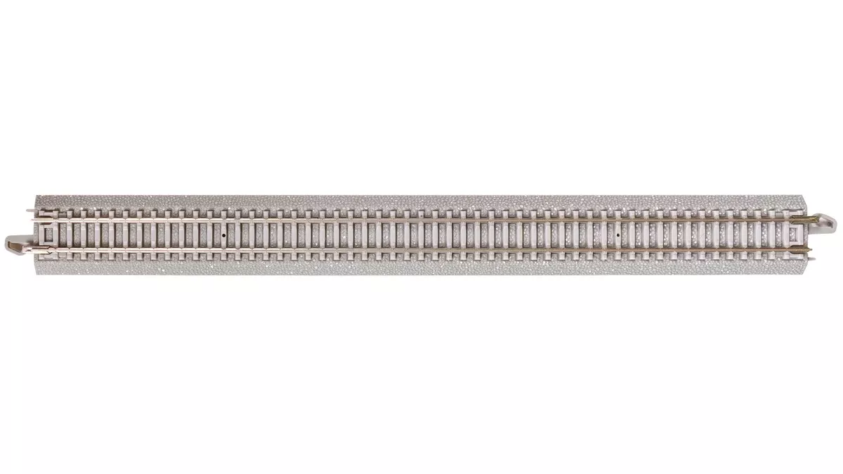 Bachmann 44015 N Scale E-Z Track with Concrete Ties 10" Straight (6 Pack)
