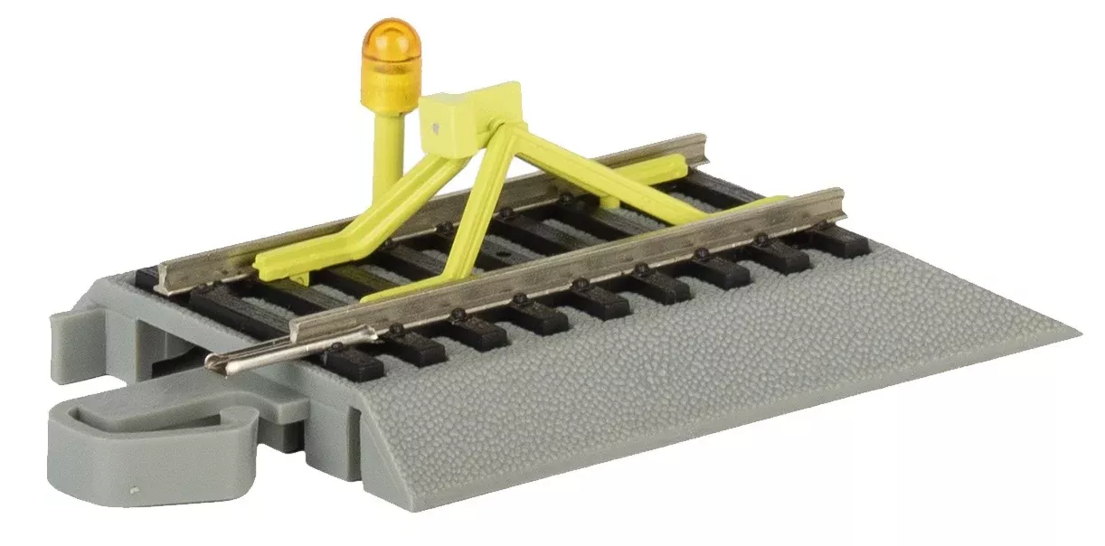 Bachmann 44858 N Scale E-Z Track Bumper with Flashing Light
