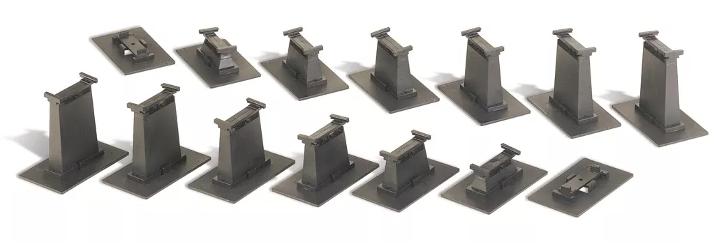 Bachmann 44871 N Scale E-Z Track Track Pier Set (16)