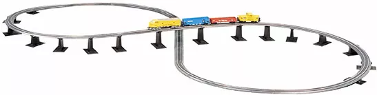 Bachmann 44877 N Scale E-Z Track Over Under Figure 8 Track Pack