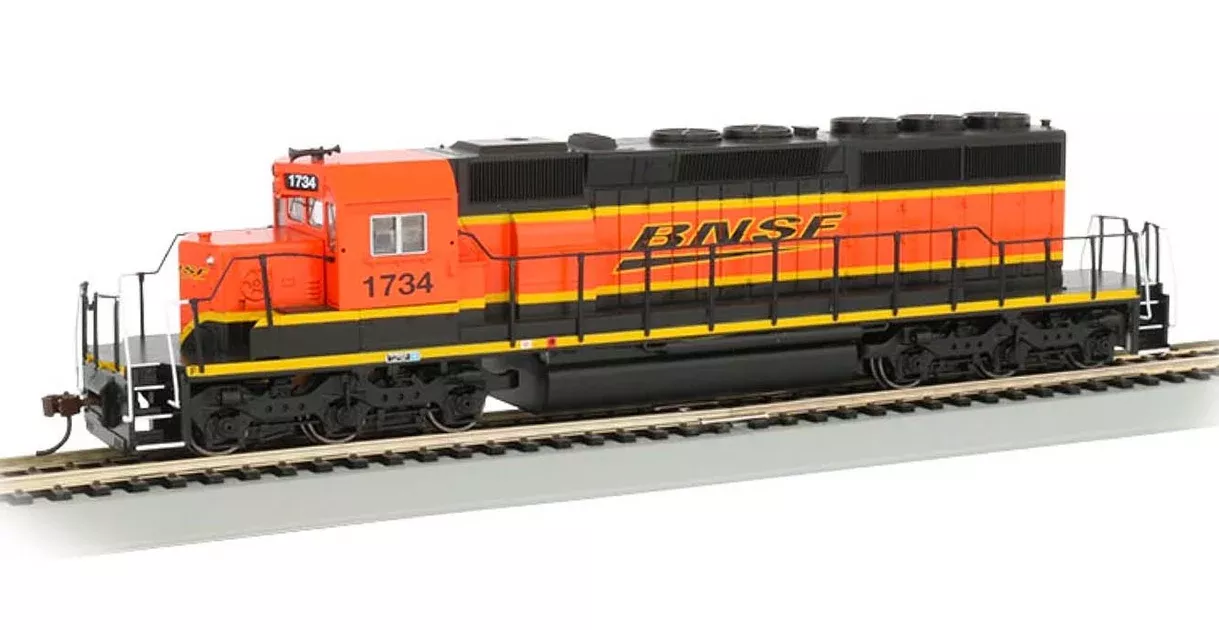 Bachmann 60916 HO Scale EMD SD40-2 Diesel BNSF "H3" 1734 with DCC