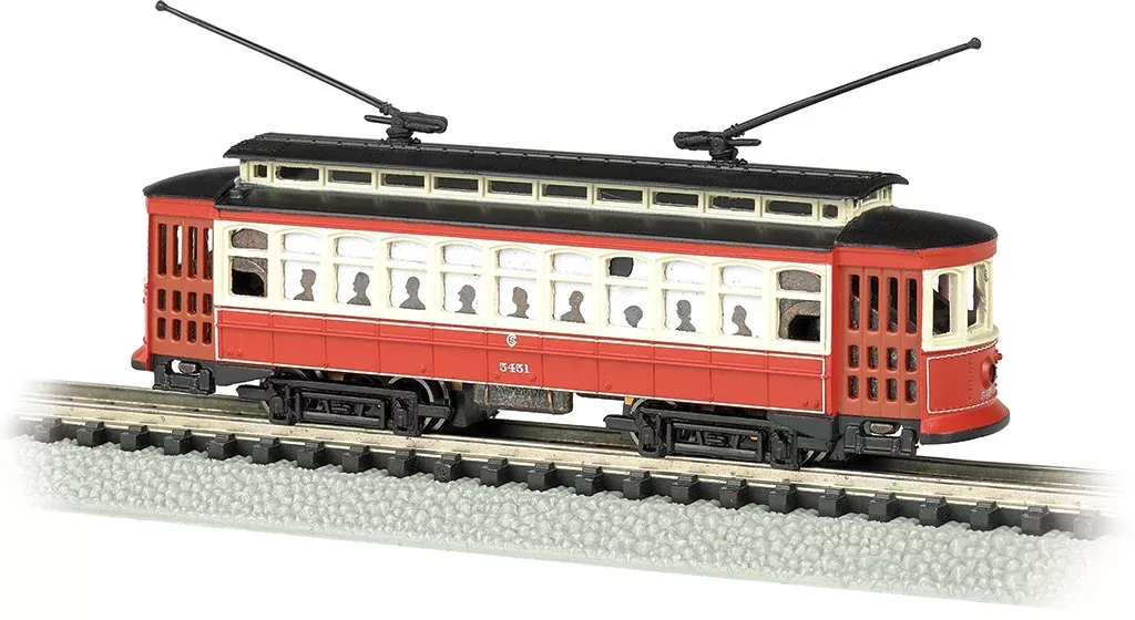 Bachmann 61091 N Scale Brill Trolly - Chicago
