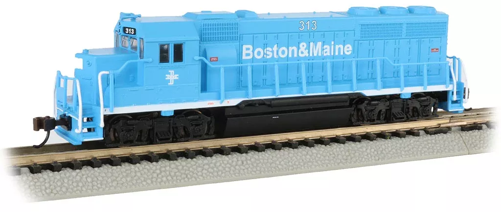 Bachmann 63564 N Scale EMD GP40 Diesel Boston & Maine B&M 313