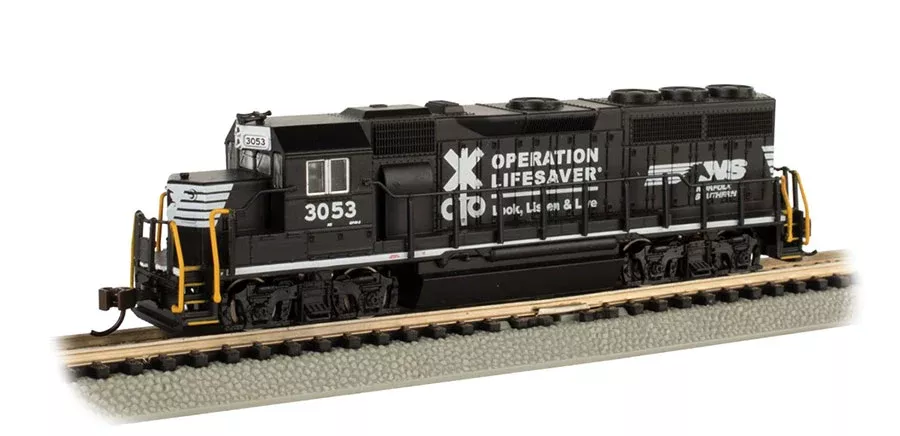 Bachmann 63565 N Scale EMD GP40 Diesel Norfolk Southern NS 3053