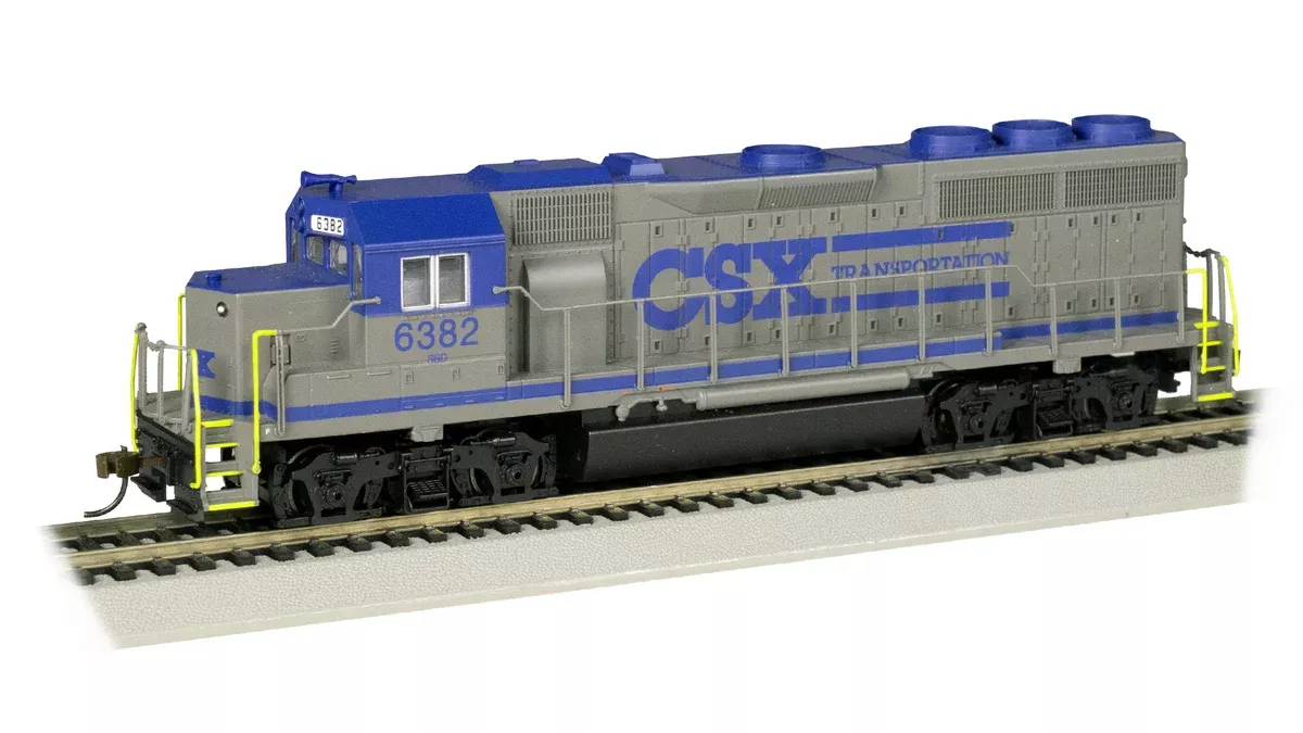 Bachmann 66307 HO Scale EMD GP40 Diesel CSX 6382 with DCC & Sound