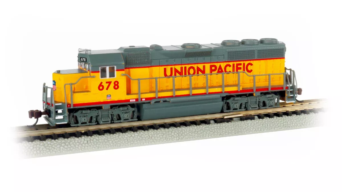 Bachmann 66357 N Scale EMD GP40 Diesel Union Pacific UP 678 with DCC & Sound