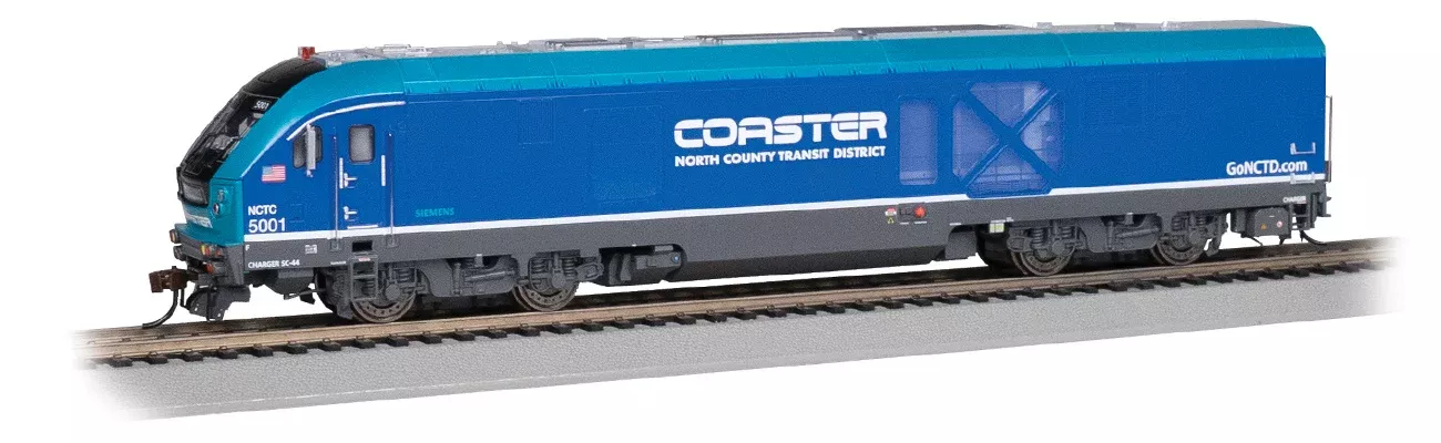 Bachmann 67907 HO Scale Siemens SC-44 Charger Coaster 5001 DCC & WOWSound
