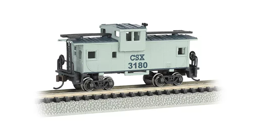 Bachmann 70755 N Scale Wide Vision Caboose CSXT 3180