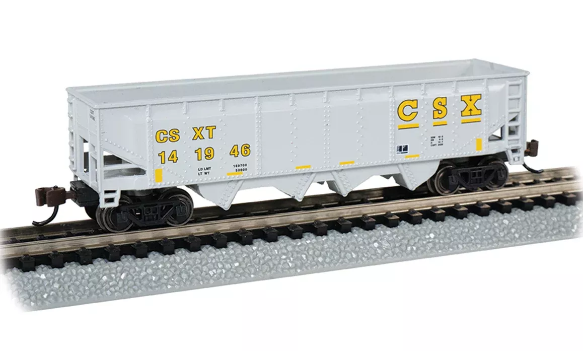 Bachmann 73351 N Scale 40' 4 Bay Quad Hopper CSXT 141946
