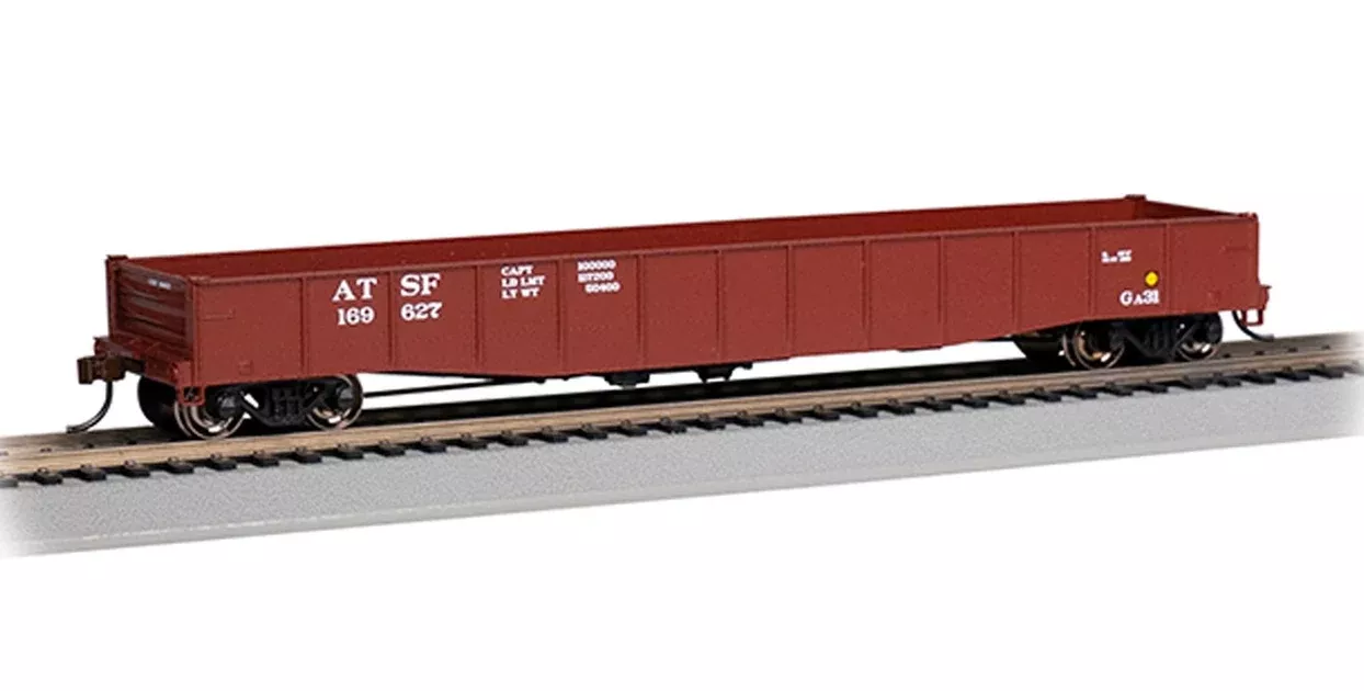 Bachmann 74801 HO Scale 50'6" Drop End Gondola Santa Fe ATSF