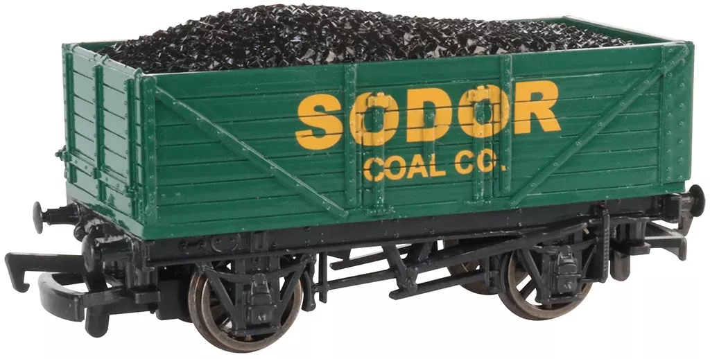 Bachmann 77002 HO Scale Thomas and Friends Sodor Coal Co. Wagon with Load
