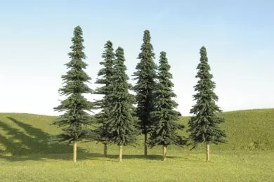 Bachmann SceneScapes 32204 8”-10” Spuce Trees (3 Pack)