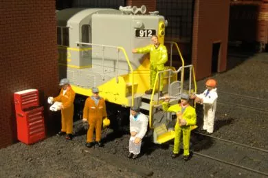 Bachmann SceneScapes 33263 N Scale Mechanics Figures (6 Pack)