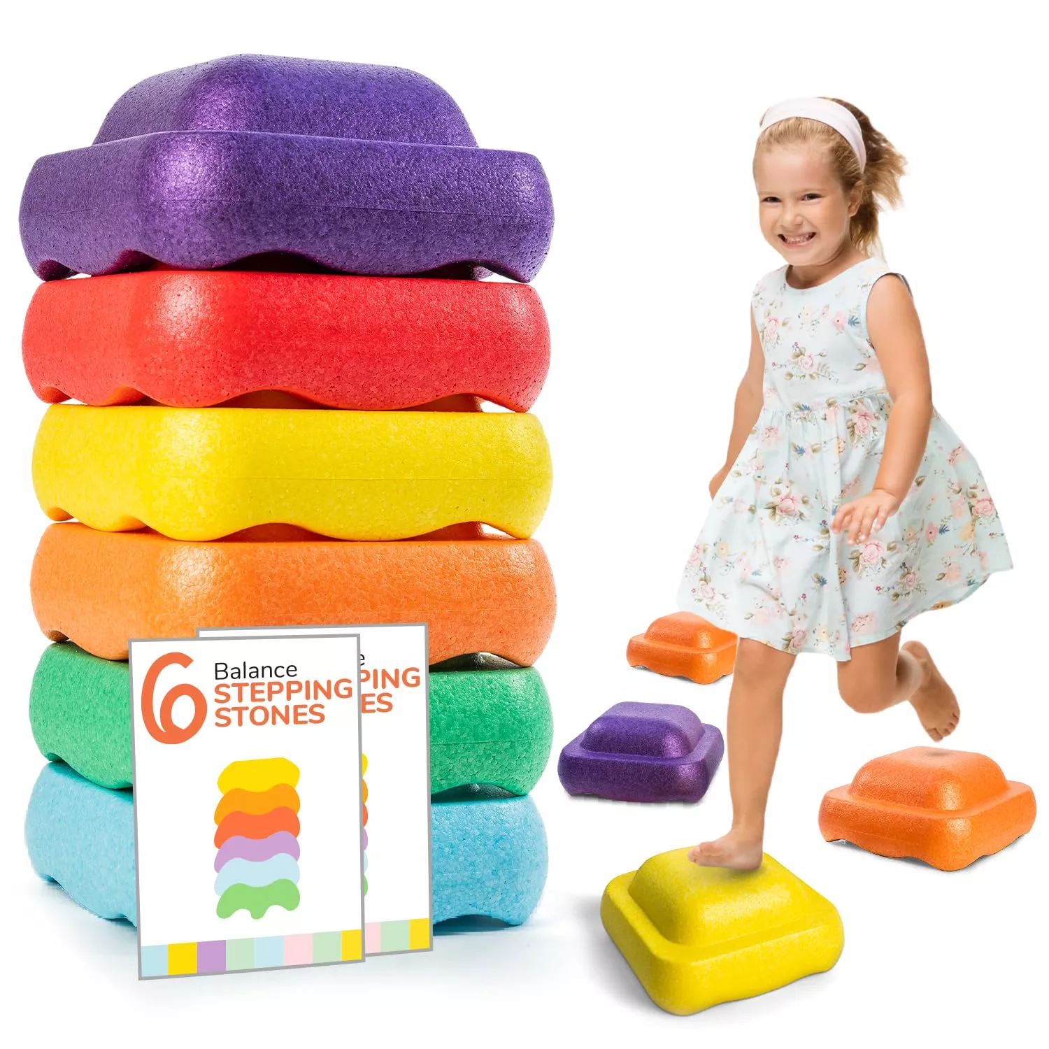 Balance Stepping Stones For Kids, Promoting Children'S Coordination Sk