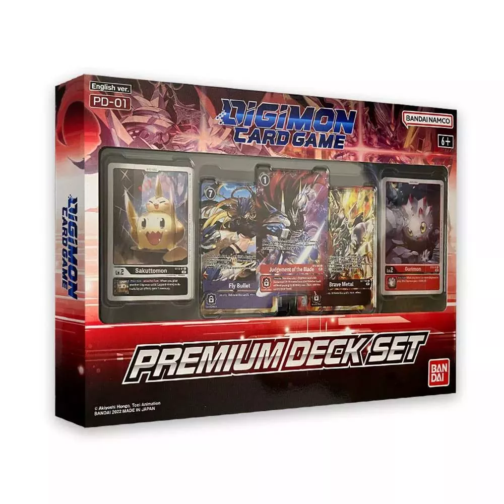 Bandai Namco Digimon Card Game Premium Deck Set PD-01 Multicolor Medium