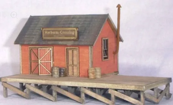 Banta Modelworks 2082 HO Scale Herbert's Crossing Freight House Craftsman Kit