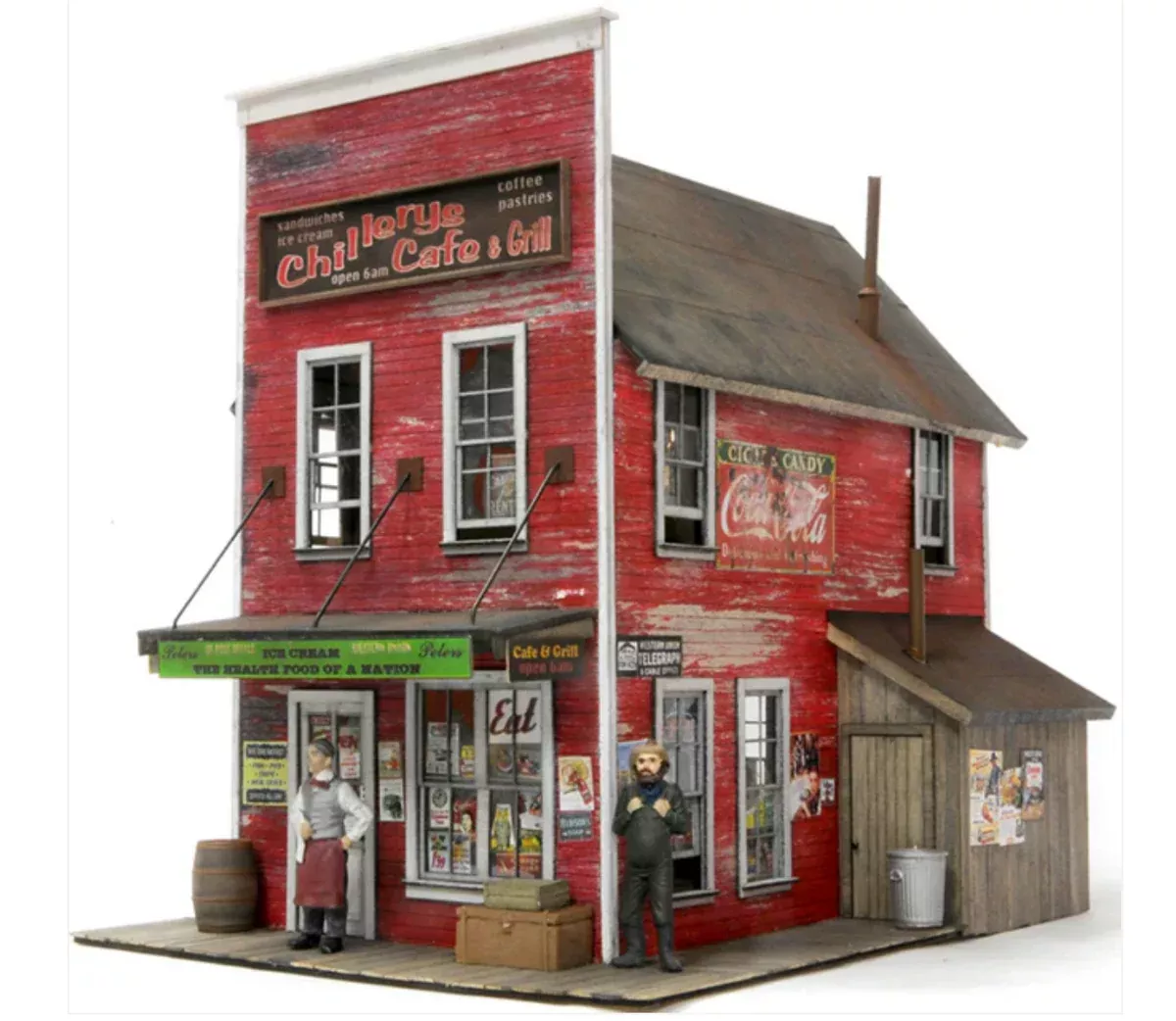 Banta Modelworks 2090 HO Scale Chillery's Cafe Craftsman Kit