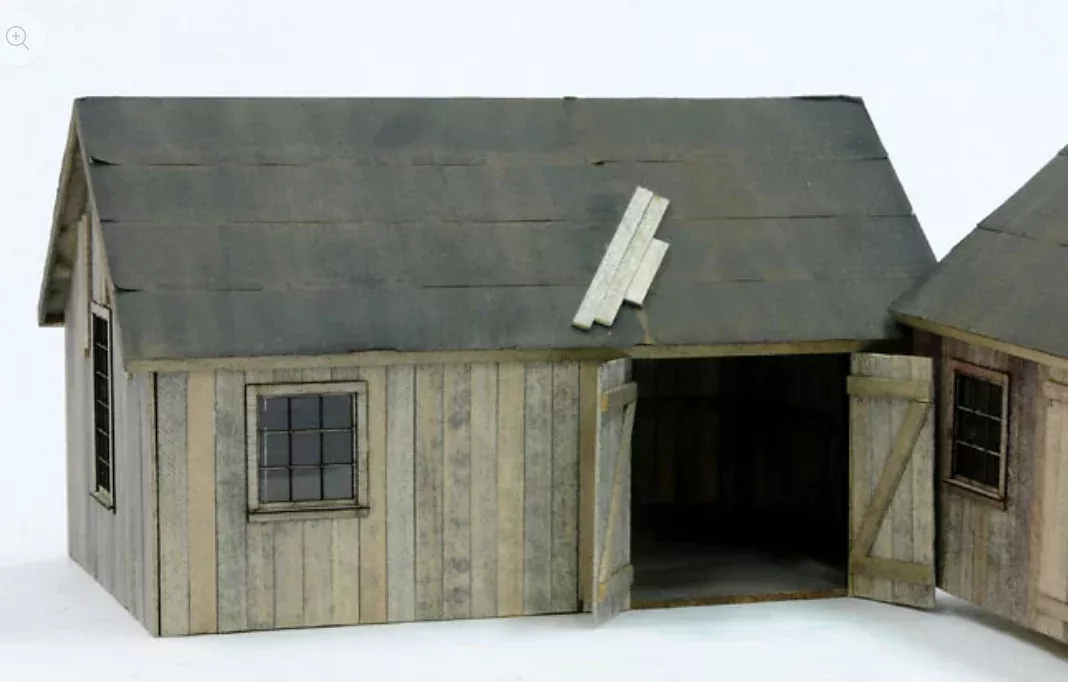 Banta Modelworks 2126 HO Scale Blacksmith Carpentry Annex Storage Shed Craftsman Kit