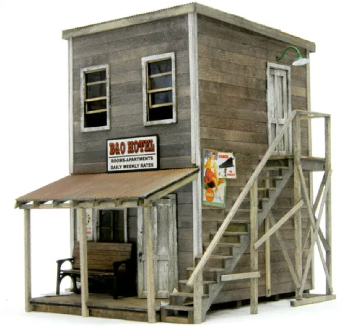 Banta Modelworks 2131 HO Scale B&O Hotel Craftsman Kit