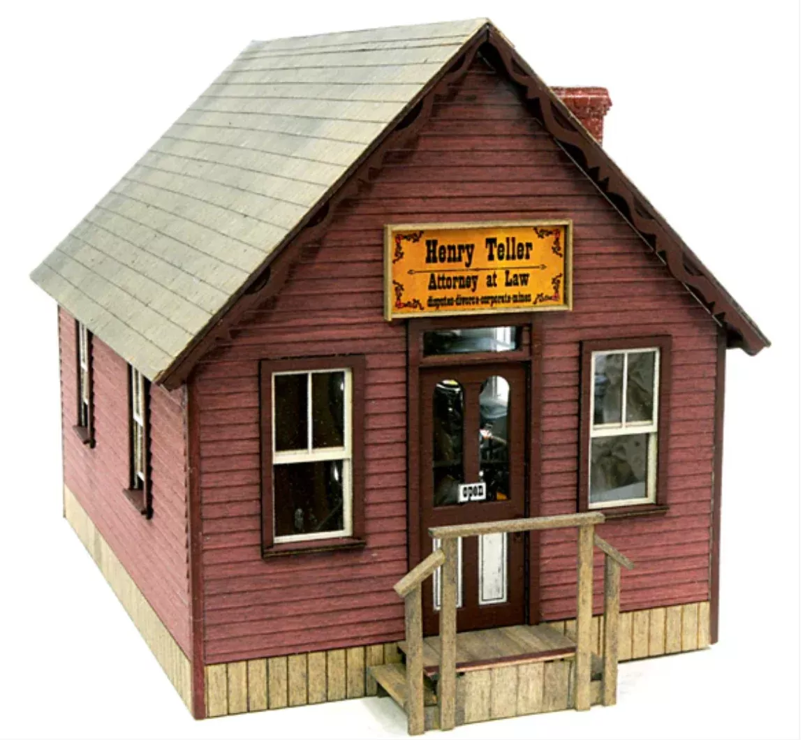 Banta Modelworks 2140 HO Scale Henry Tellers Law Office Craftsman Kit