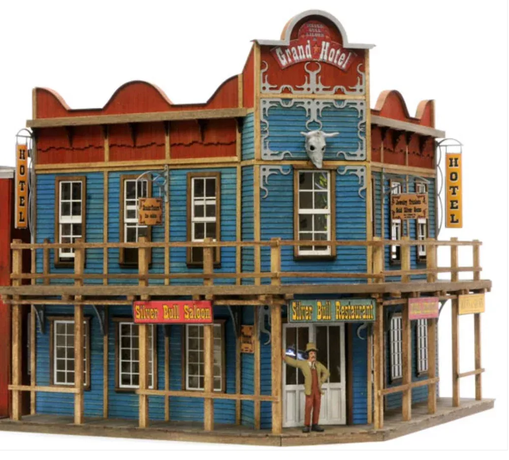 Banta Modelworks 2142 HO Scale Silver Bull Saloon Craftsman Kit