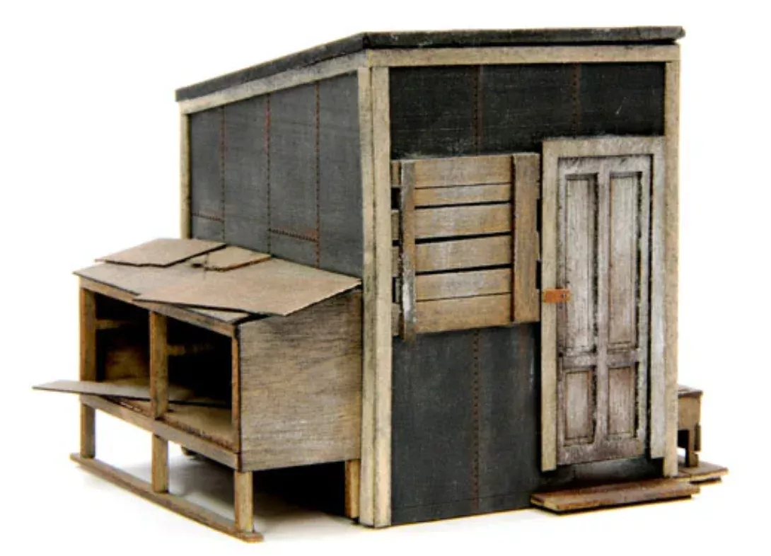 Banta Modelworks 2144 HO Scale Lineside Shed Craftsman Kit