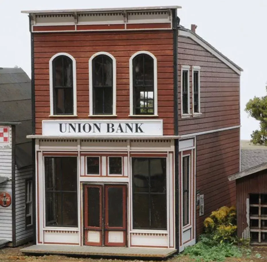 Banta Modelworks 2154 HO Scale Union Bank Craftsman Kit