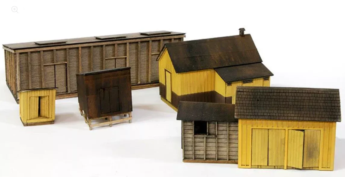 Banta Modelworks 2155 HO Scale Rico Outbuildings Craftsman Kit