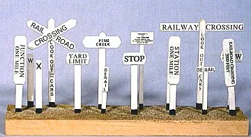 Banta Modelworks 6030 O Scale Right Of Way Signs