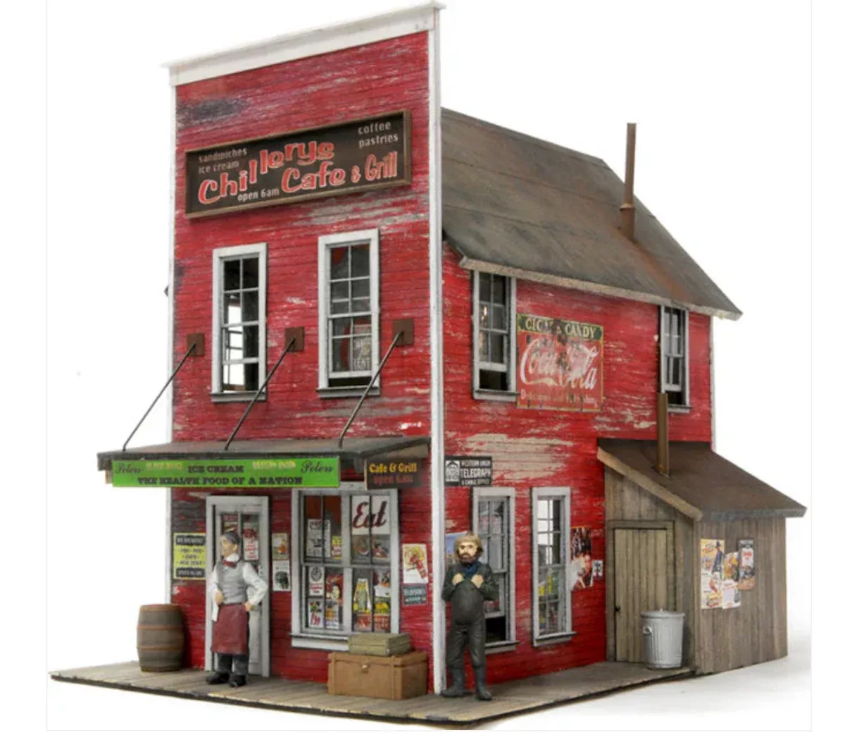 Banta Modelworks 6090 O Scale Chillery's Cafe Craftsman Kit