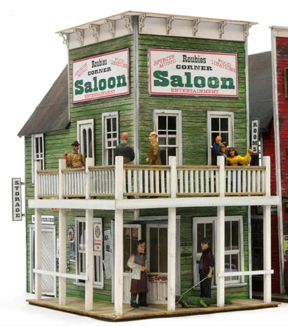 Banta Modelworks 6111 O Scale Roubie's Saloon Craftsman Kit