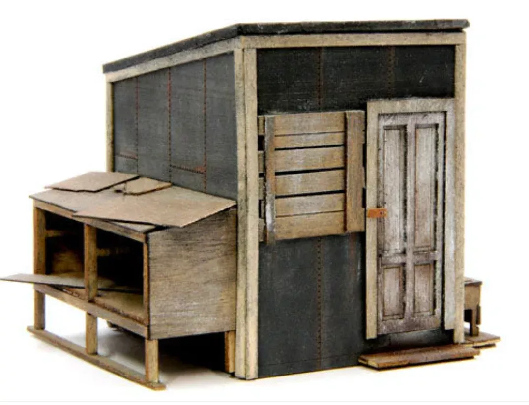Banta Modelworks 6144 O Scale Lineside Tool Shed Craftsman Kit