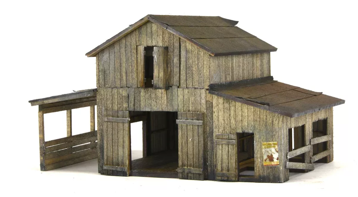Banta Modelworks 6147 HO Scale Foley's Barn Craftsman Kit