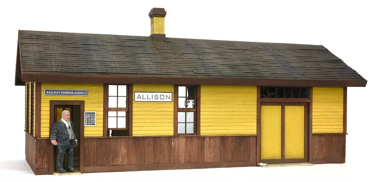 Banta Modelworks 6157 O/On30 Scale Allison Depot Craftsman Kit