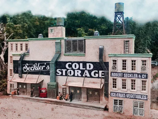 Bar Mills Scale Model Works 121 N Scale Seckler's Cold Storage Craftsman Kit