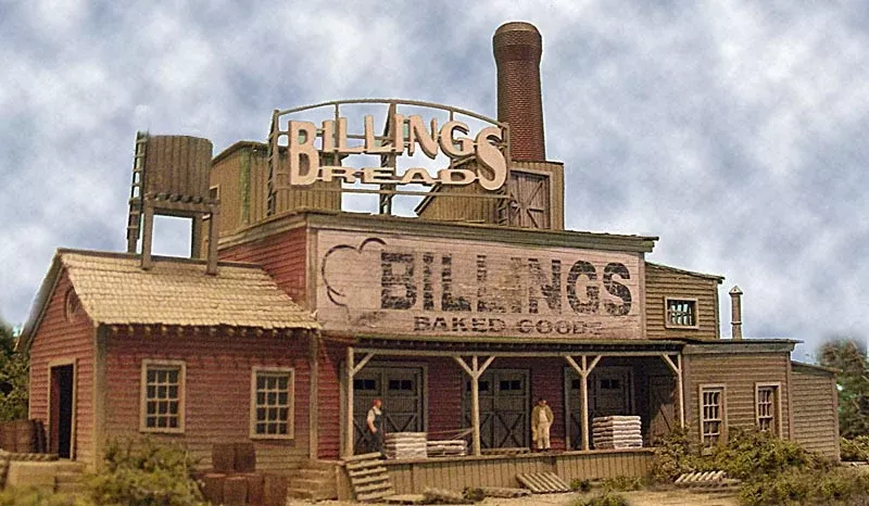 Bar Mills Scale Model Works 171 N Scale Billing's Bakery Craftsman Kit
