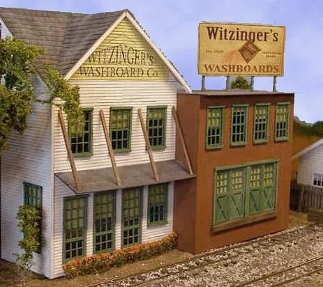 Bar Mills Scale Model Works 172 HO Scale Witzinger's Washboard Co. Craftsman Kit